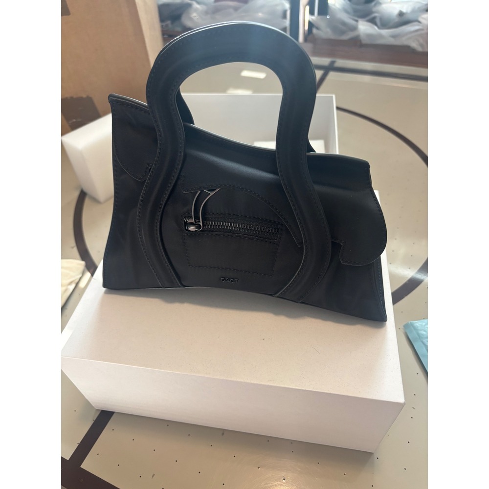 Global Supply Chain Telephone GSCT Black Nylon Structural Handbag Bag
